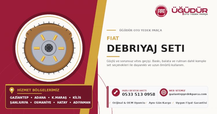 Fiat Debriyaj Seti – Güçlü ve Sorunsuz Vites Geçişi